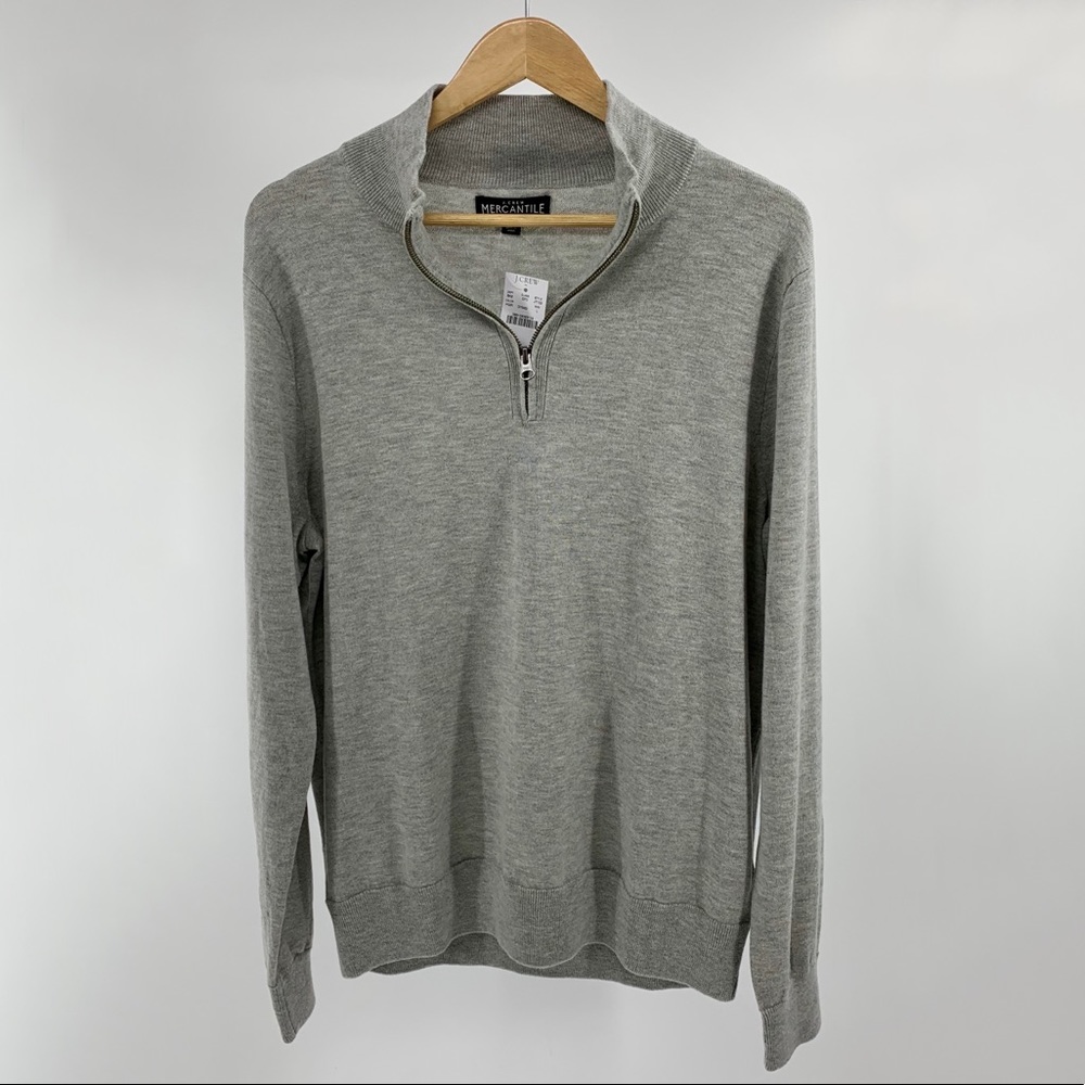 Mercantile by J. Crew Half Zip Blend Sweater